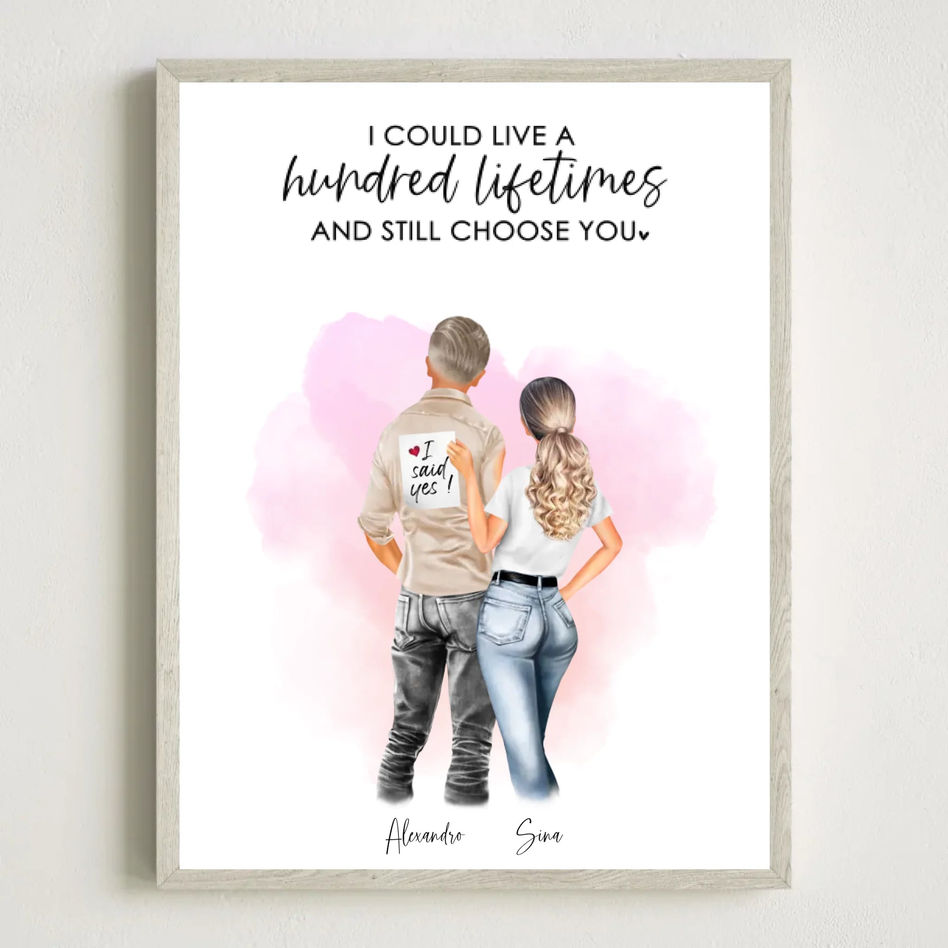 3x4 Holz Rahmen Mockup