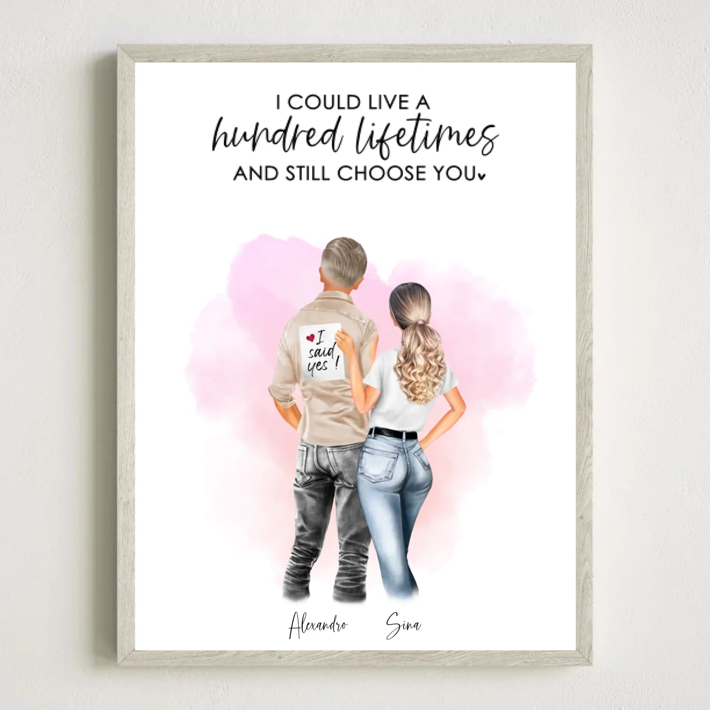 3x4 Holz Rahmen Mockup