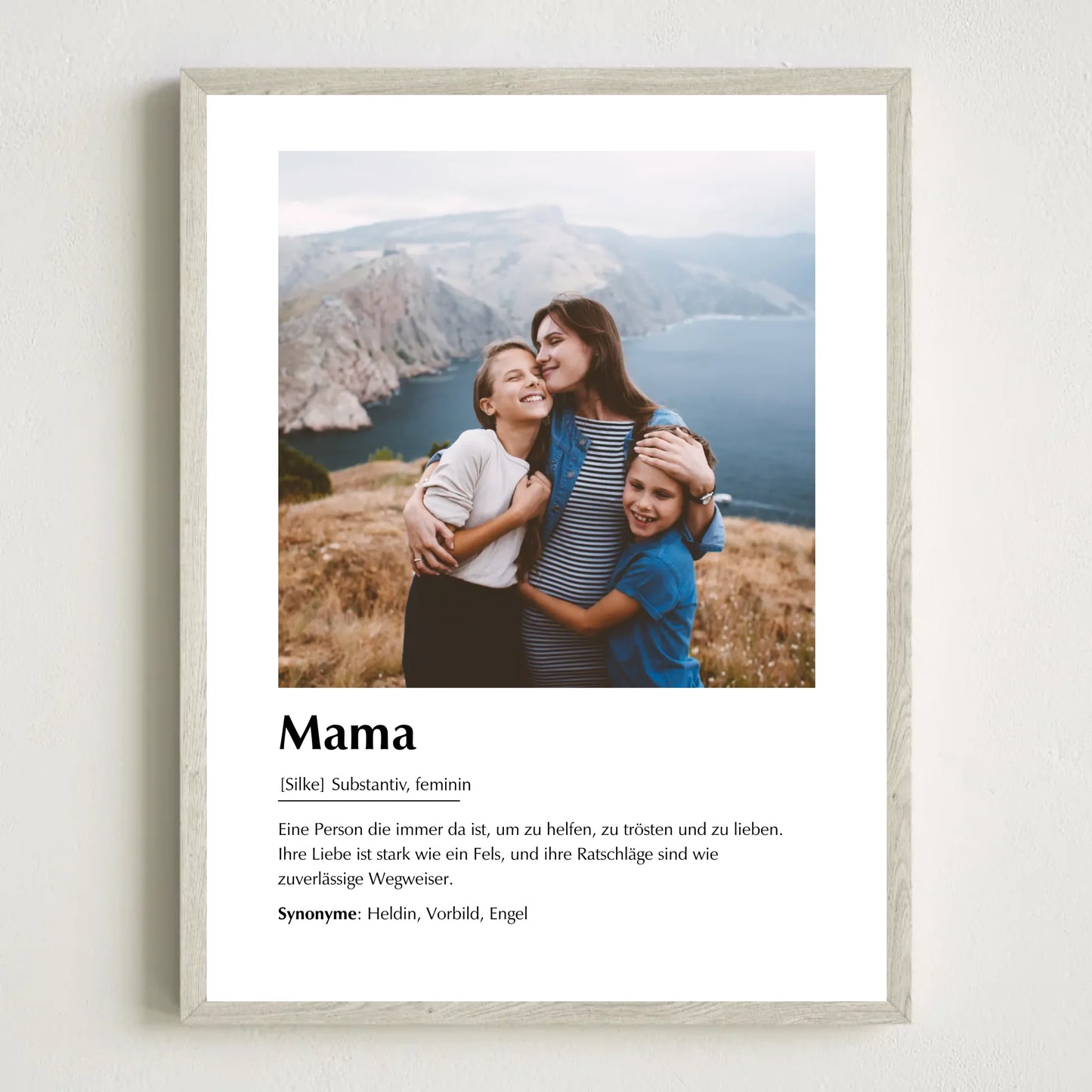 3x4 Holz Rahmen Mockup