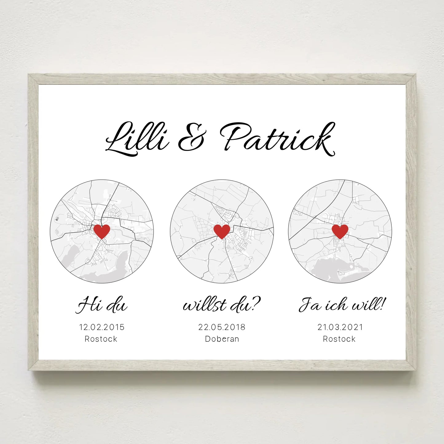 3x4 Holz Rahmen Mockup