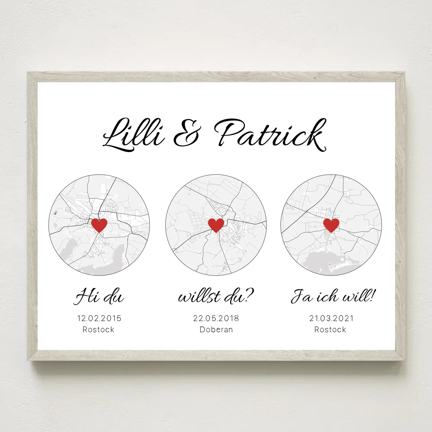 3x4 Holz Rahmen Mockup