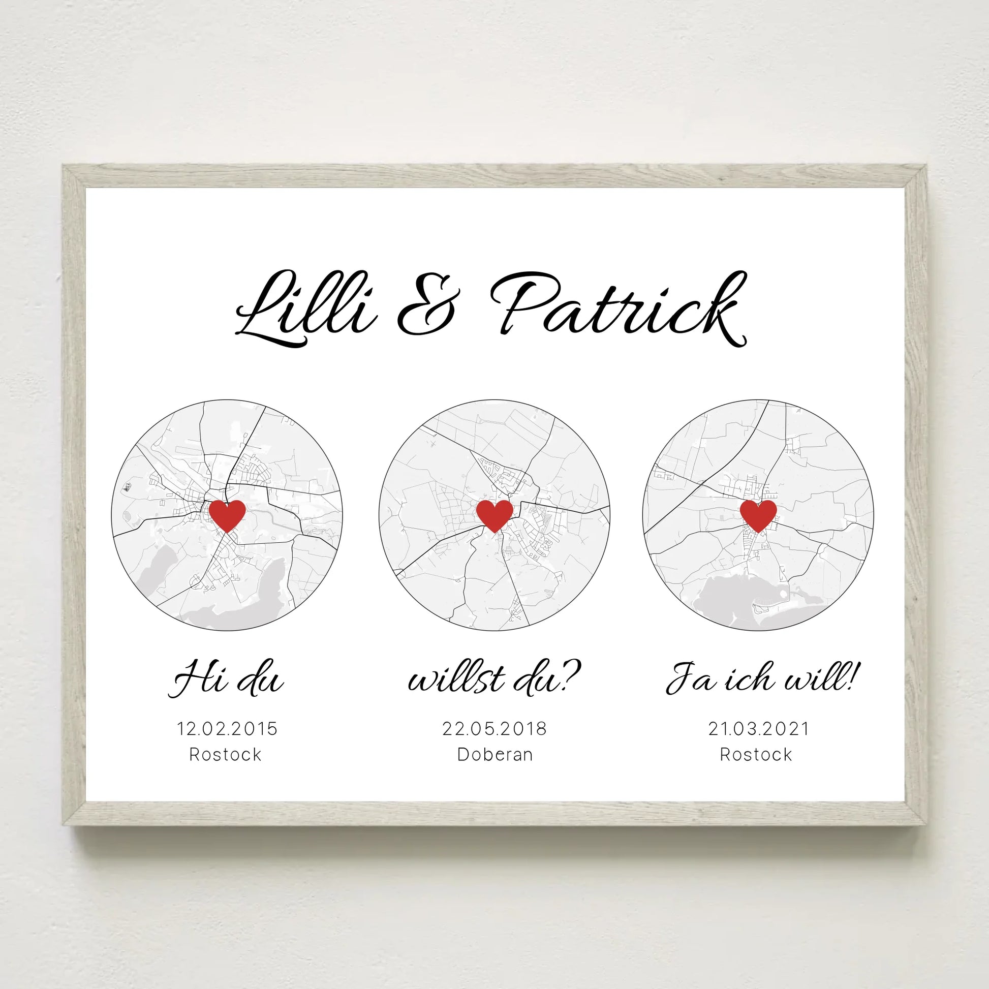 3x4 Holz Rahmen Mockup