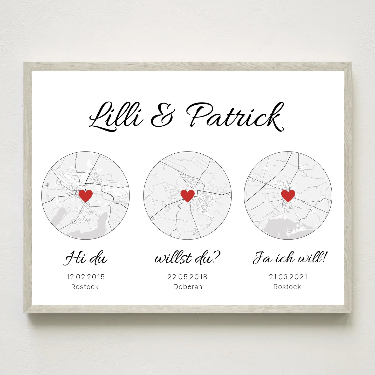 3x4 Holz Rahmen Mockup