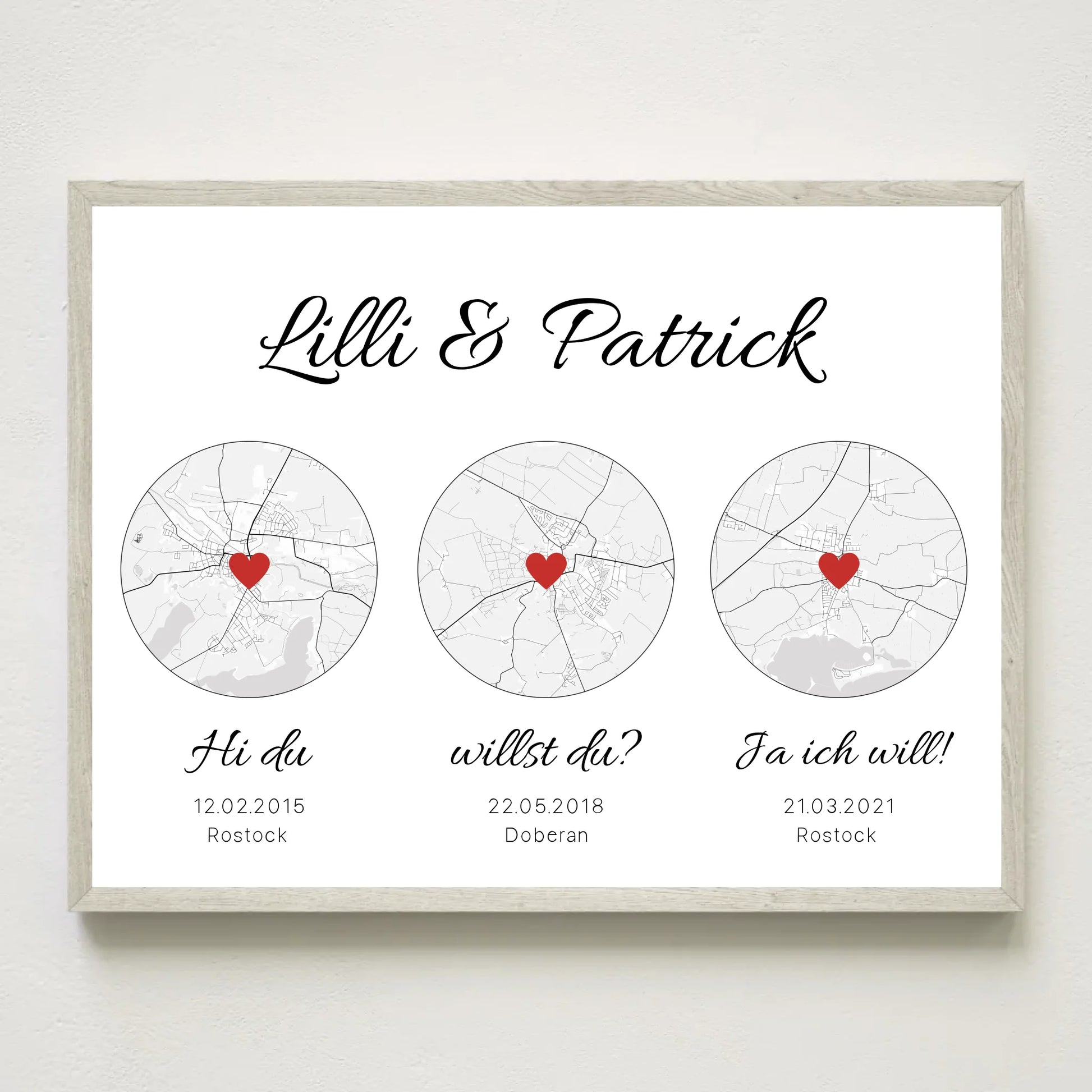 3x4 Holz Rahmen Mockup