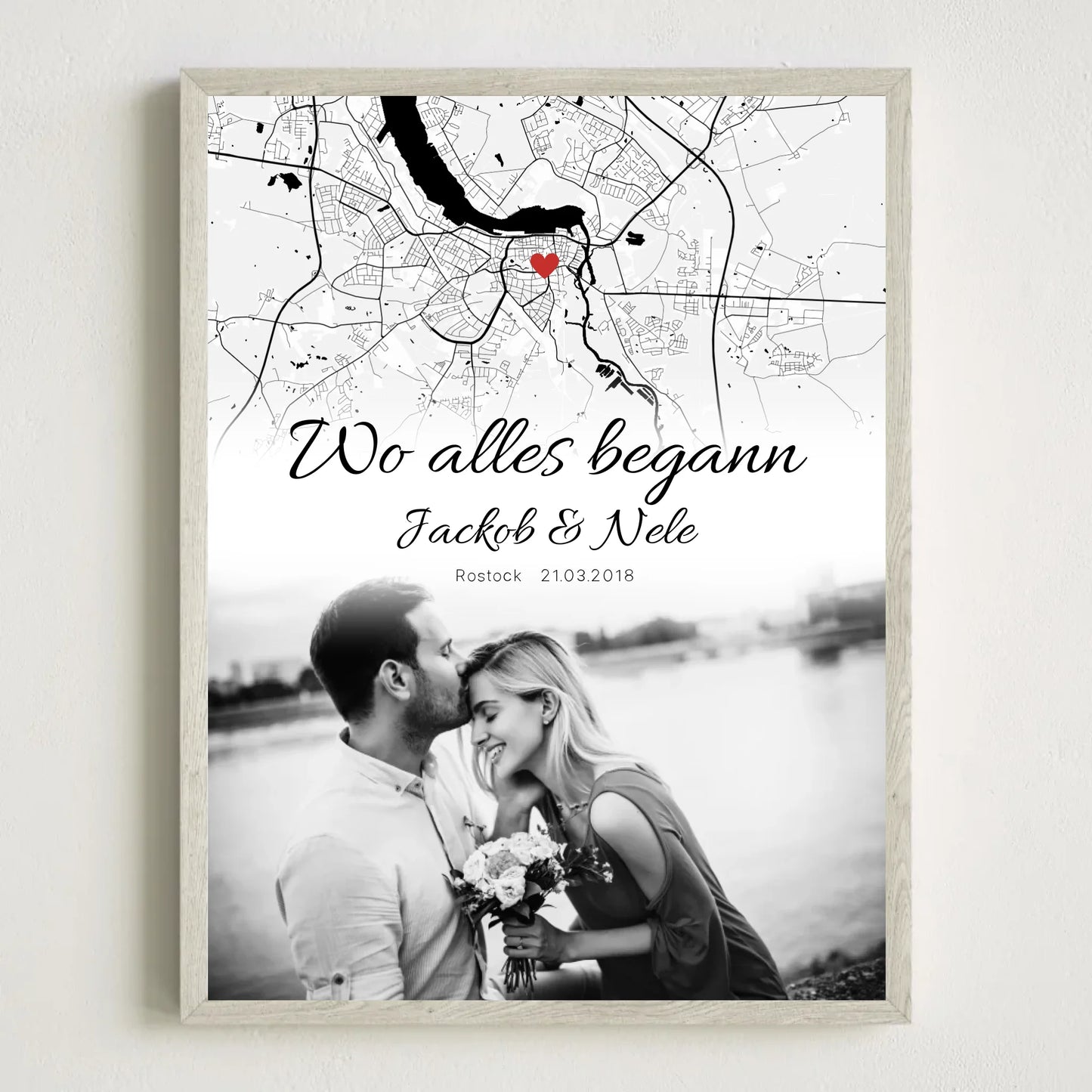 3x4 Holz Rahmen Mockup