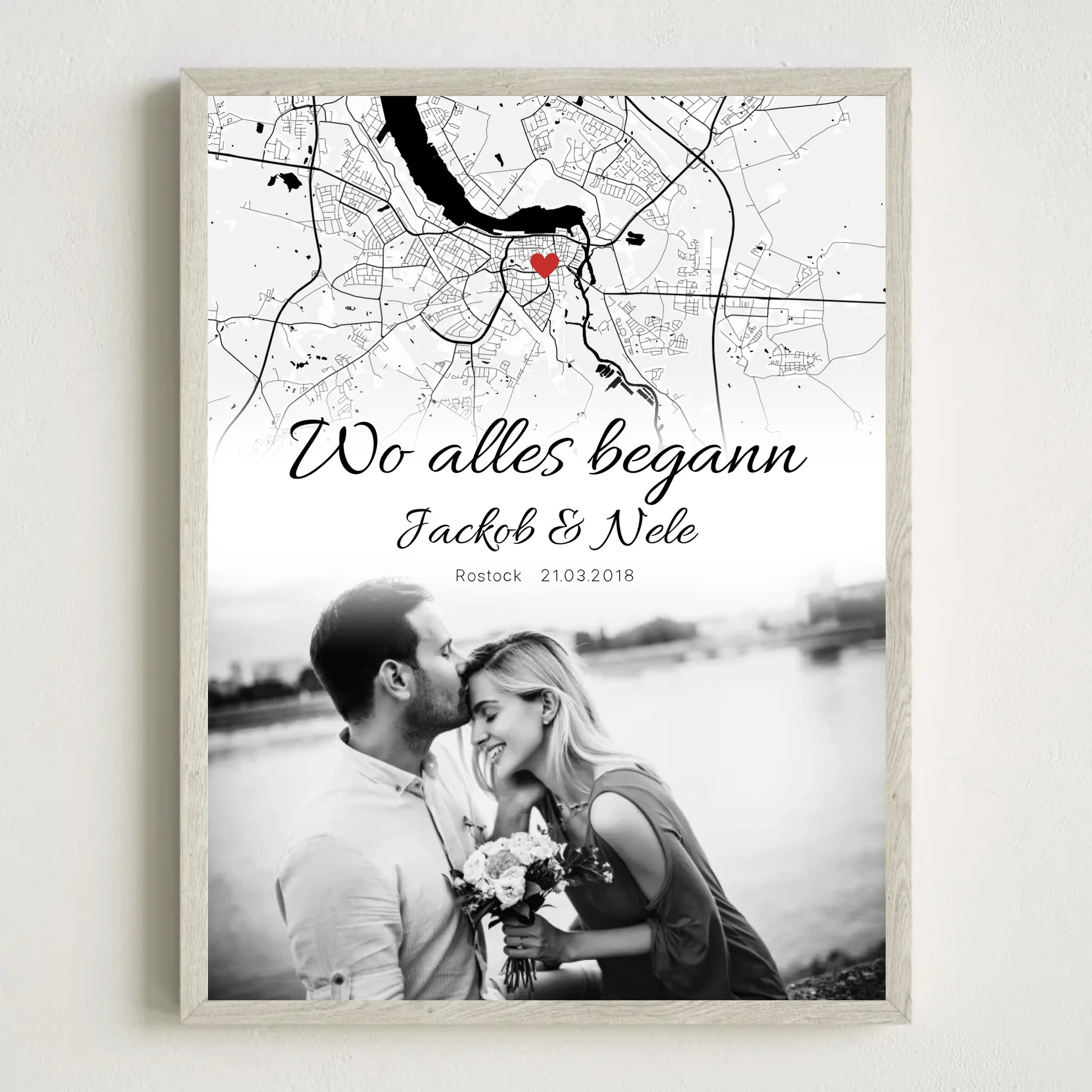 3x4 Holz Rahmen Mockup