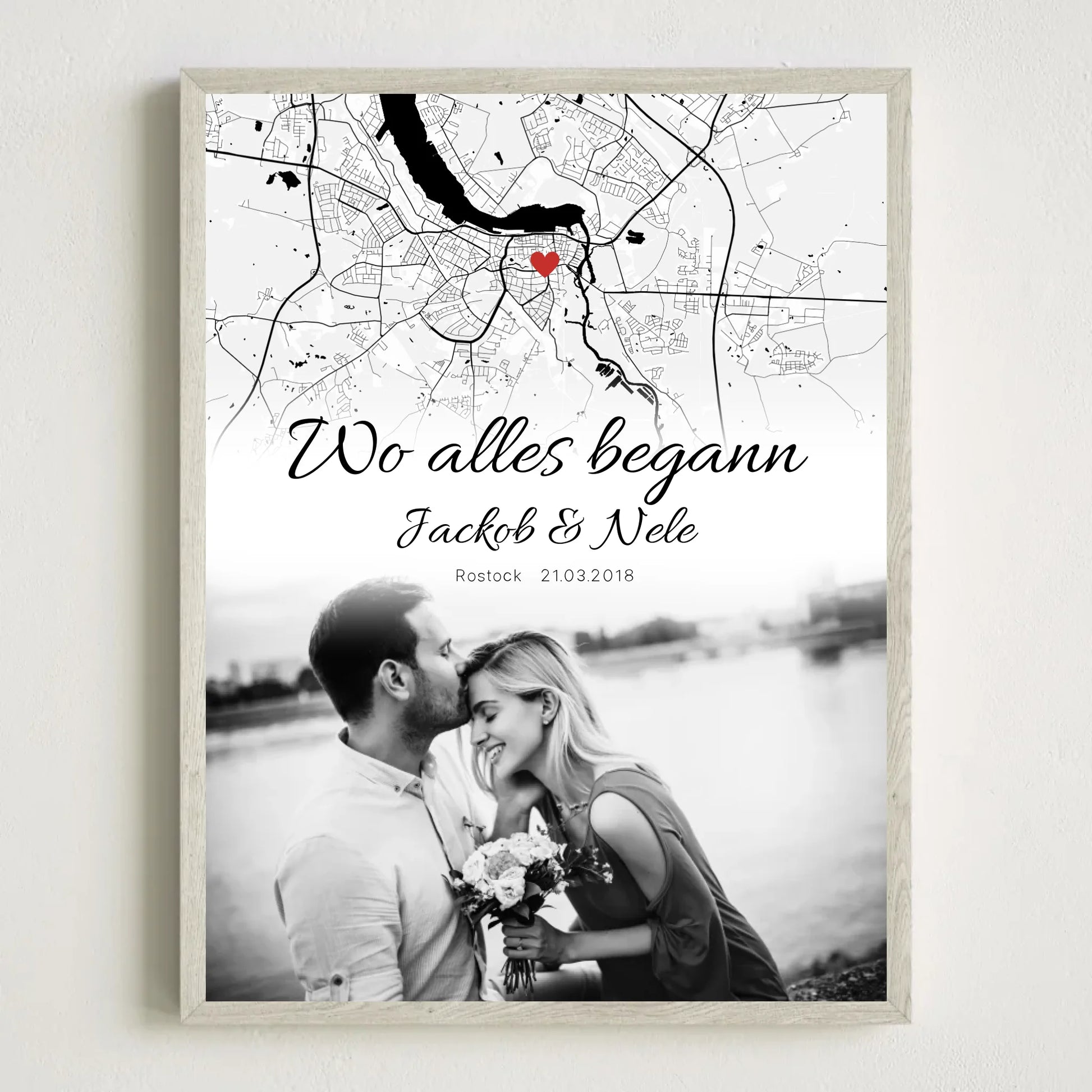 3x4 Holz Rahmen Mockup