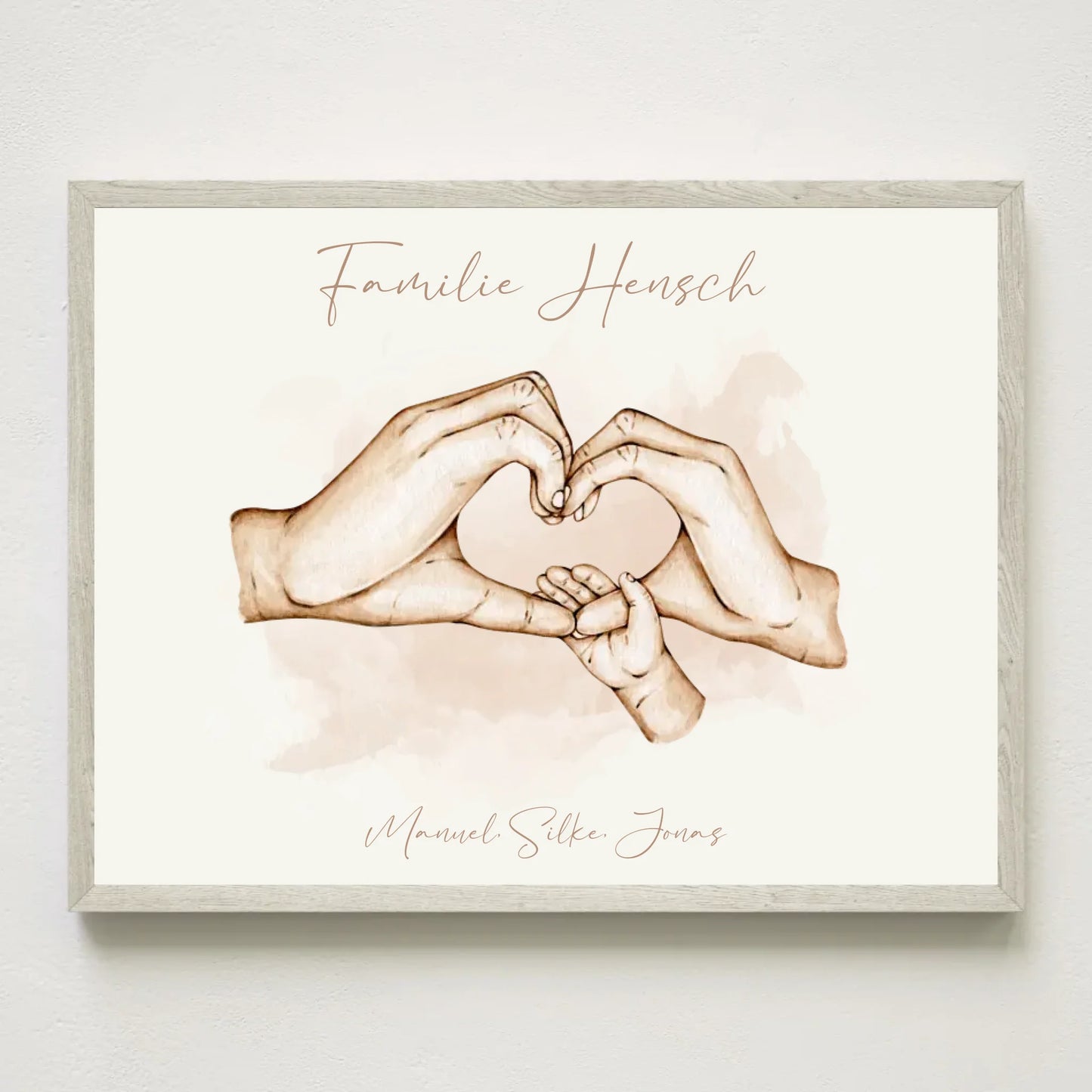 3x4 Holz Rahmen Mockup