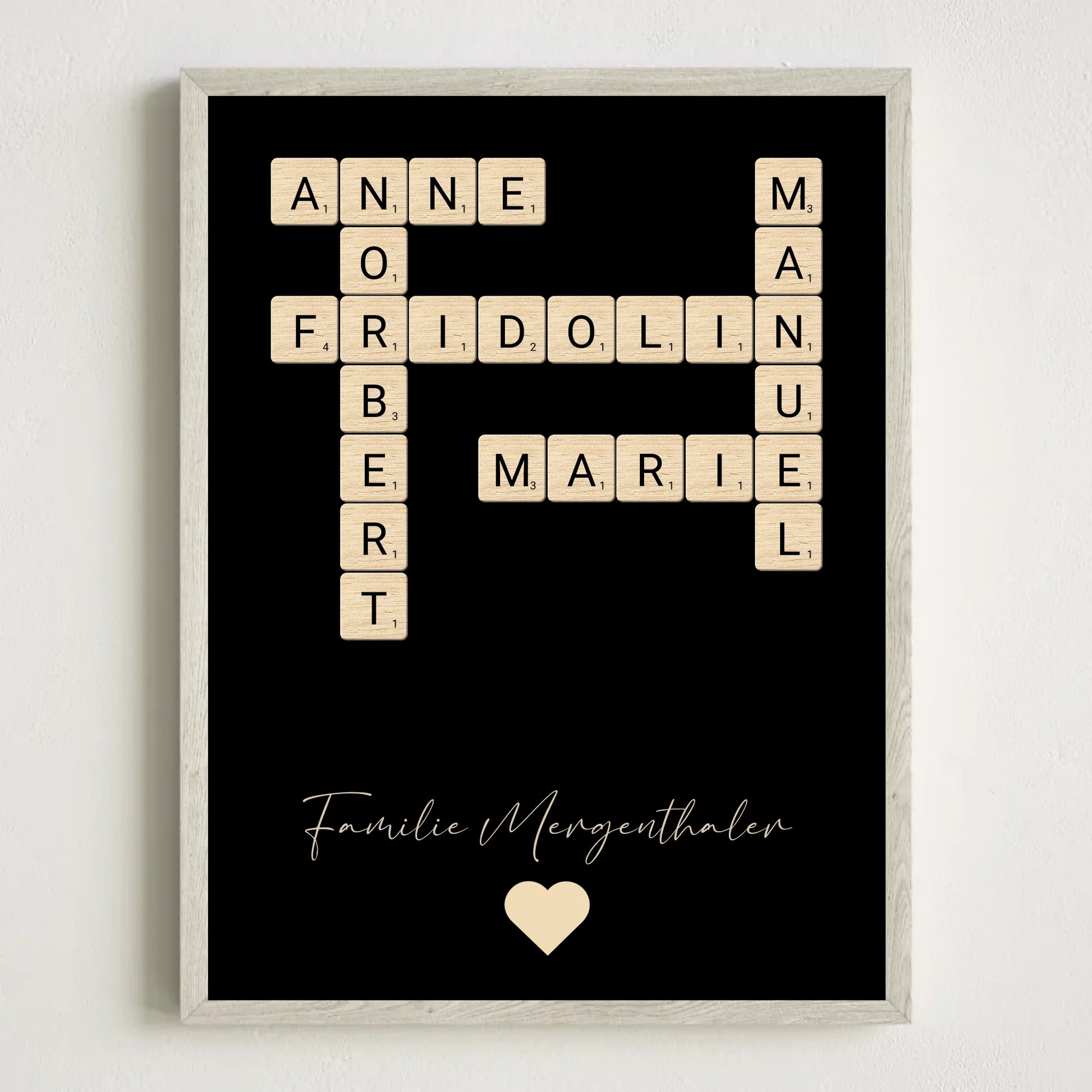 3x4 Holz Rahmen Mockup