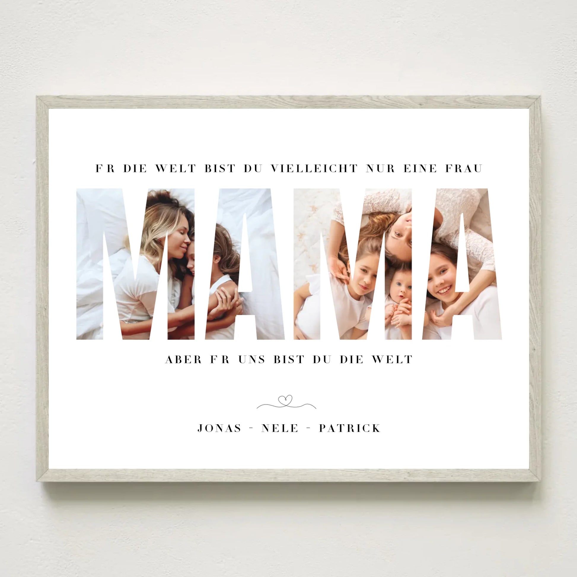 3x4 Holz Rahmen Mockup