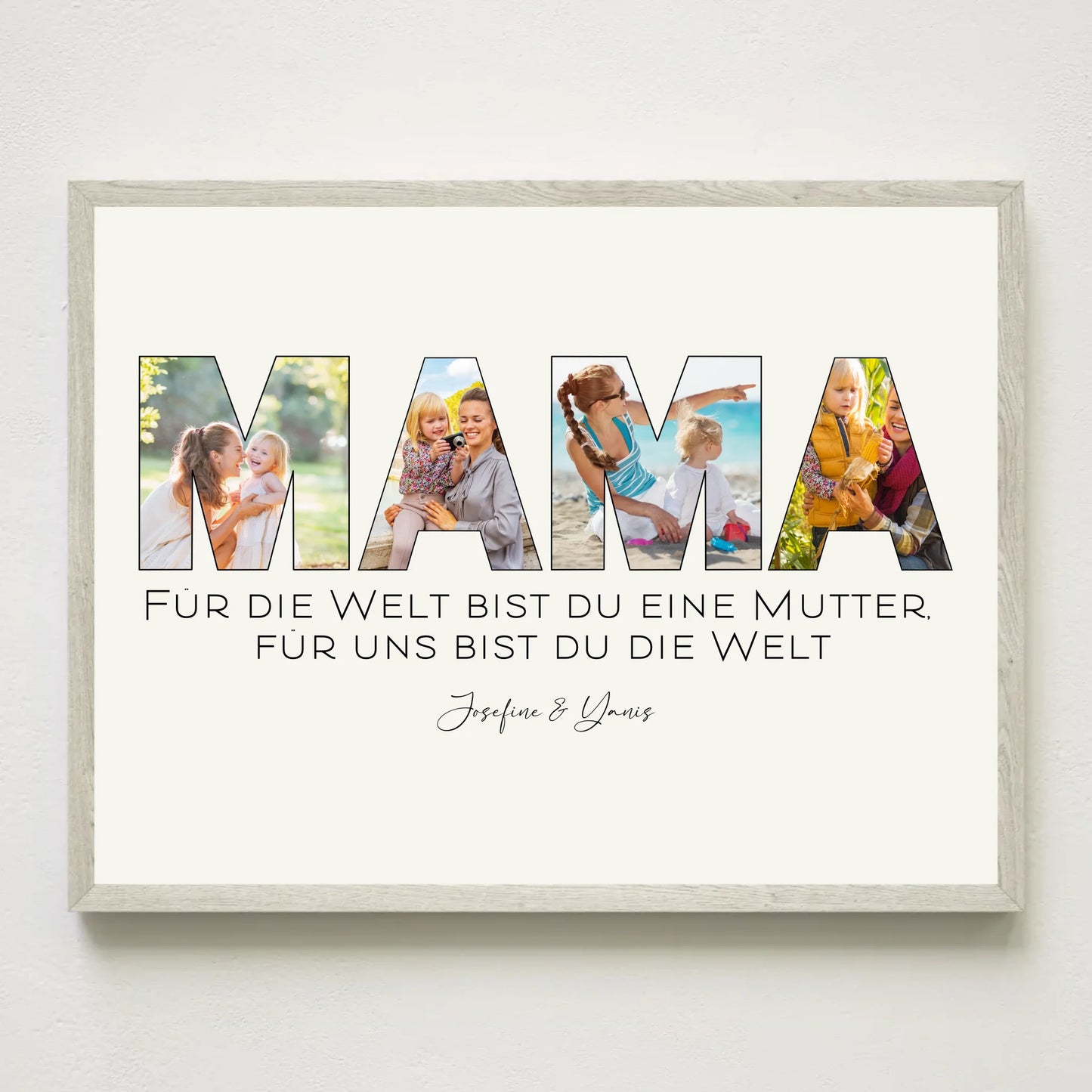 3x4 Holz Rahmen Mockup