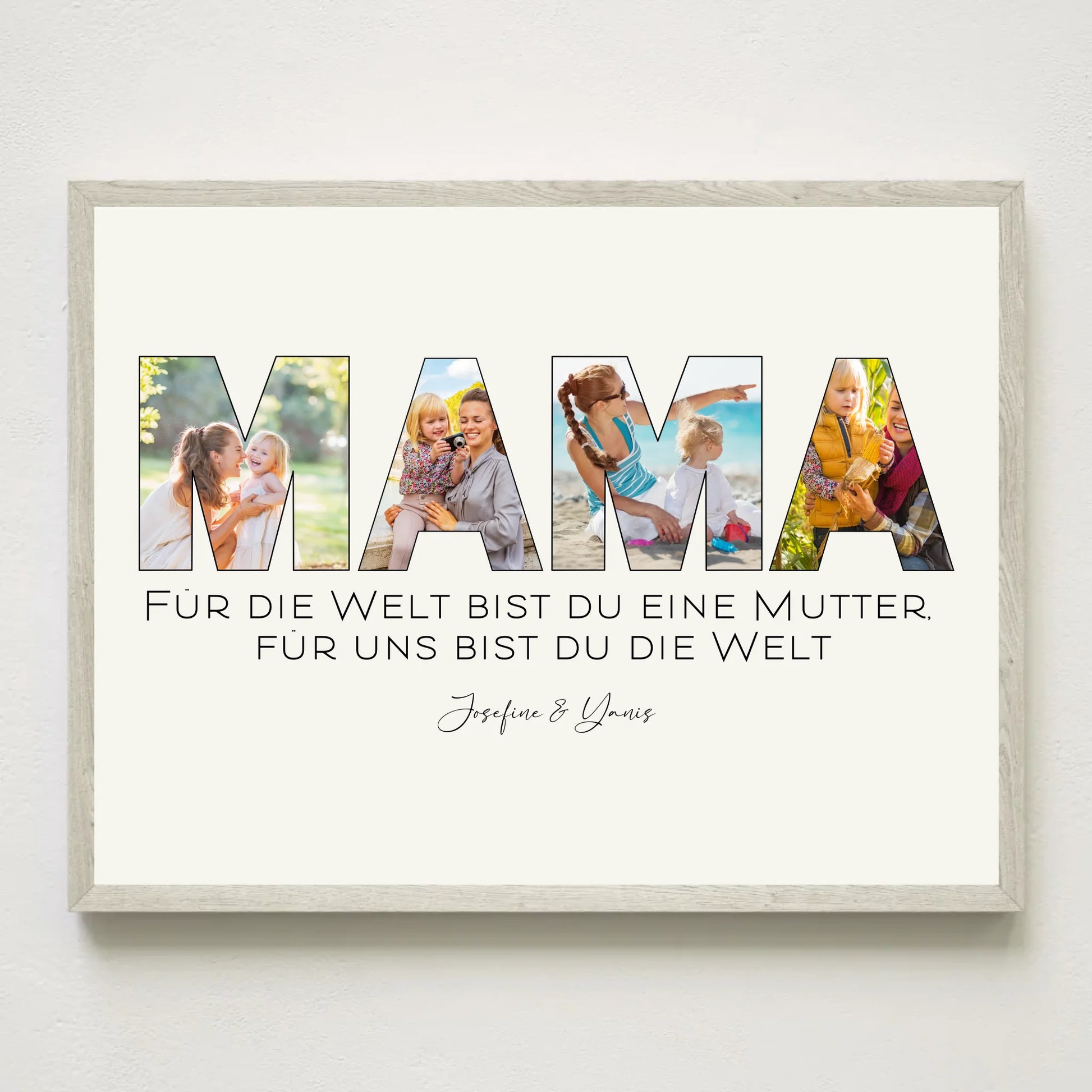 3x4 Holz Rahmen Mockup