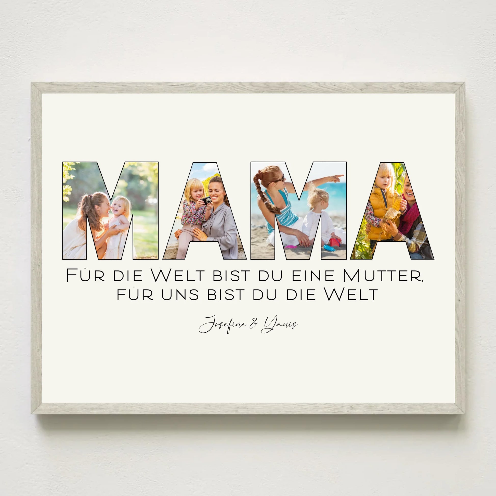 3x4 Holz Rahmen Mockup