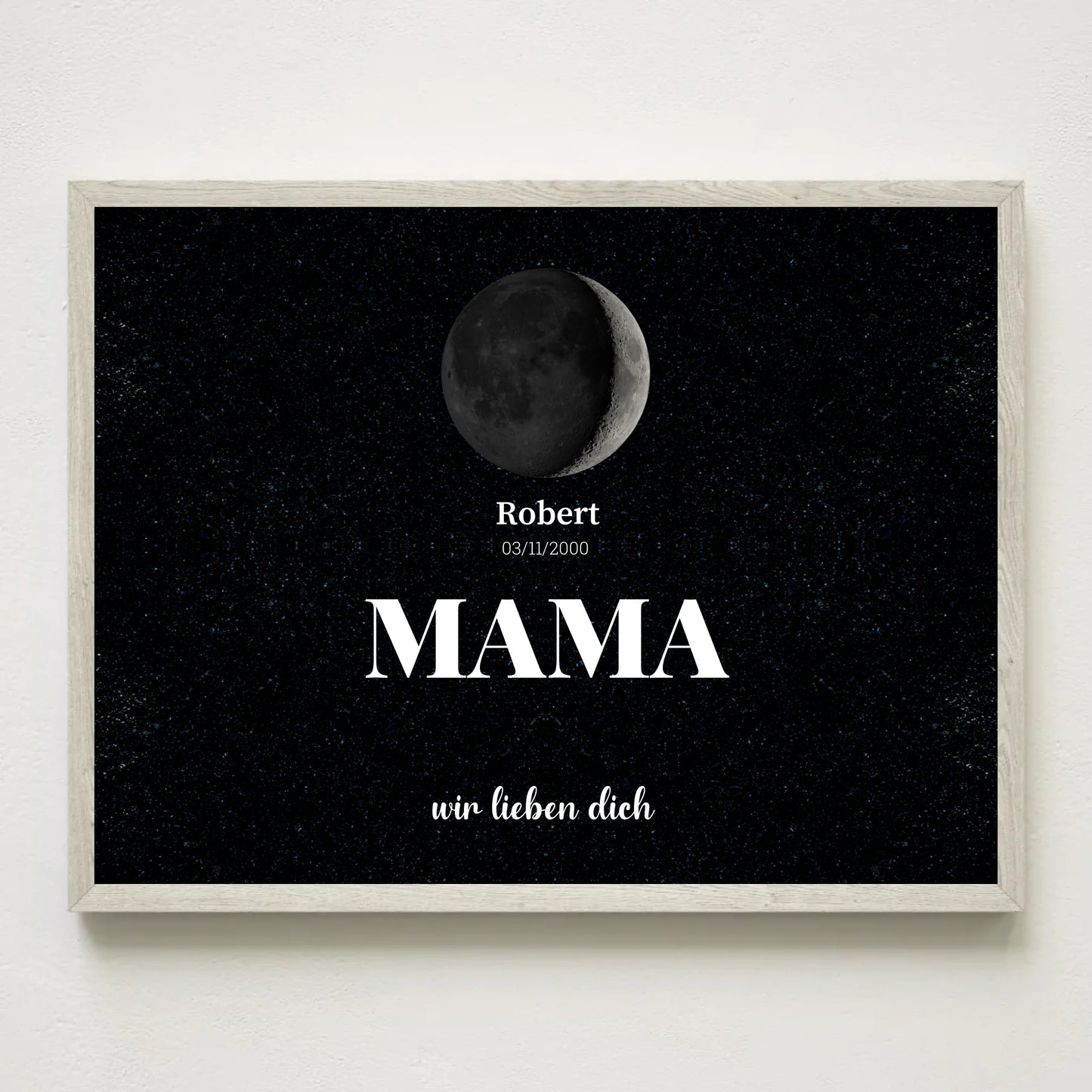 3x4 Holz Rahmen Mockup