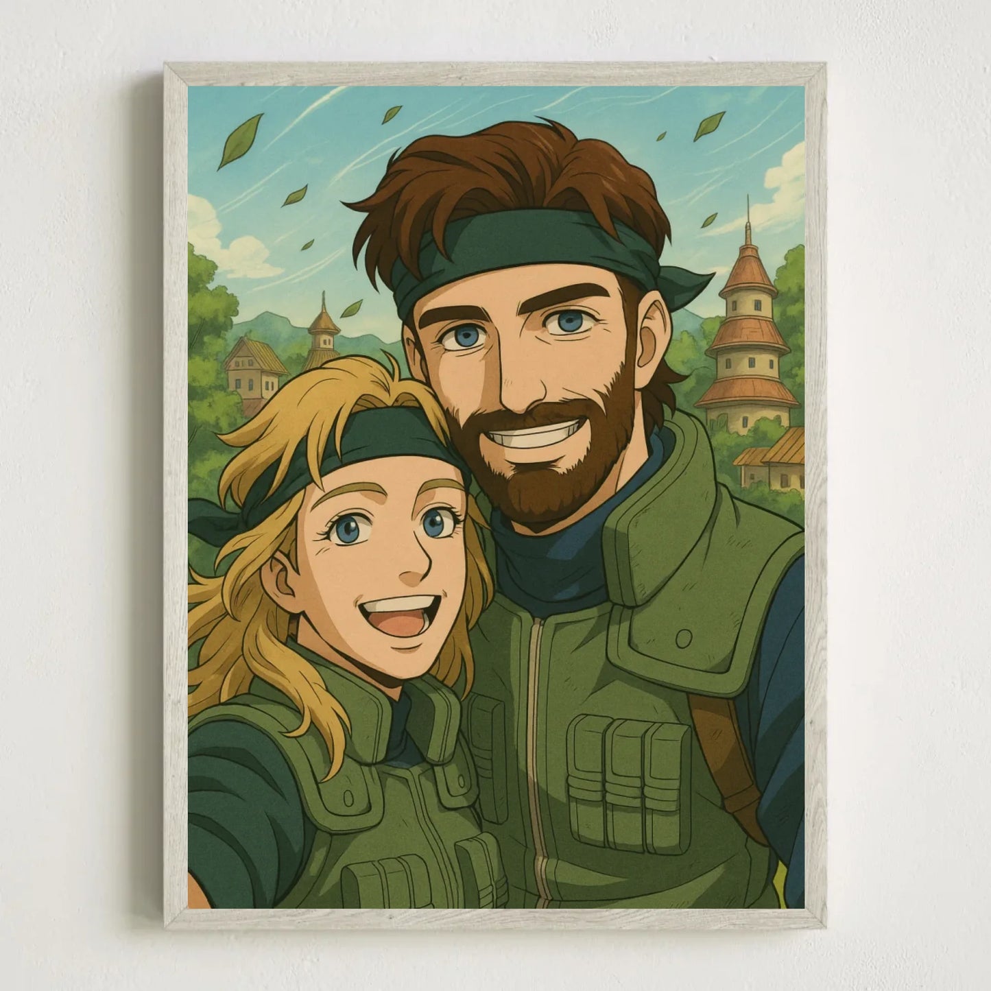 3x4 Holz Rahmen Mockup