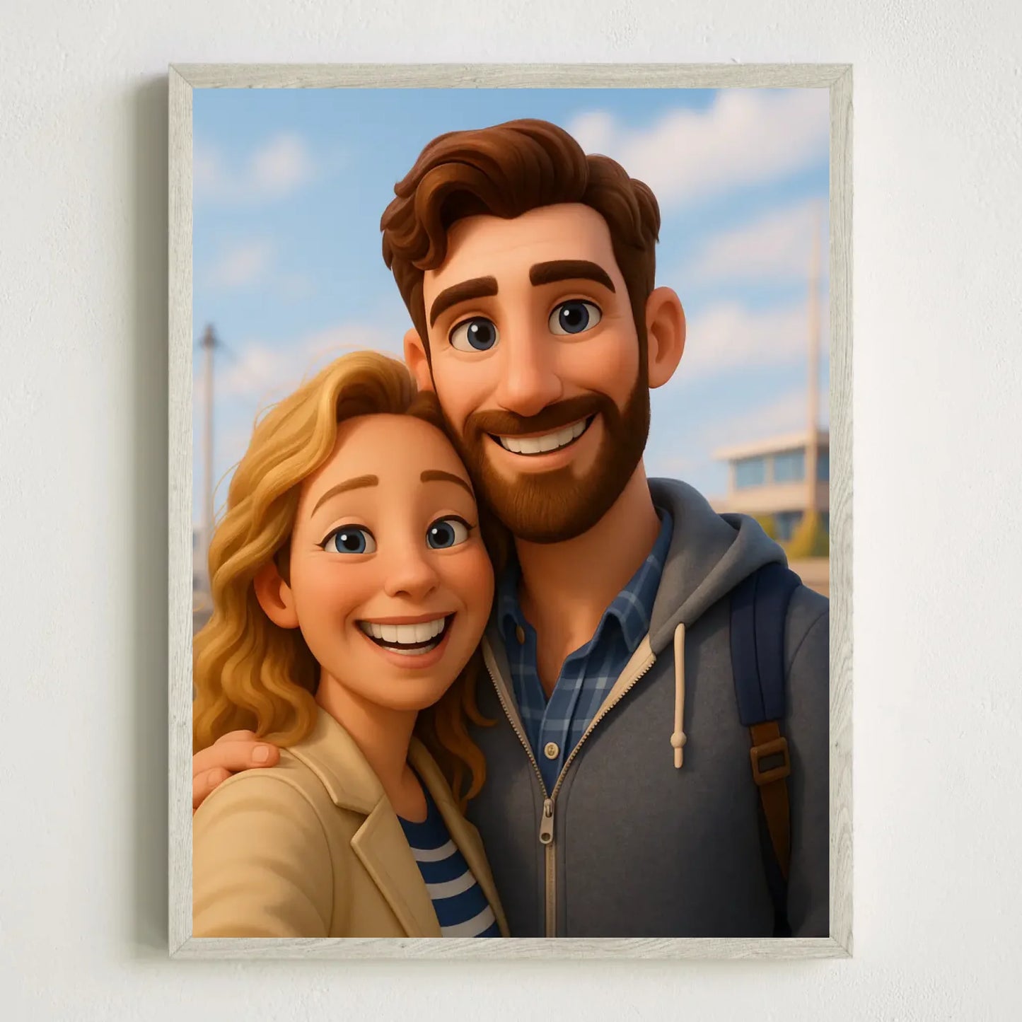 3x4 Holz Rahmen Mockup