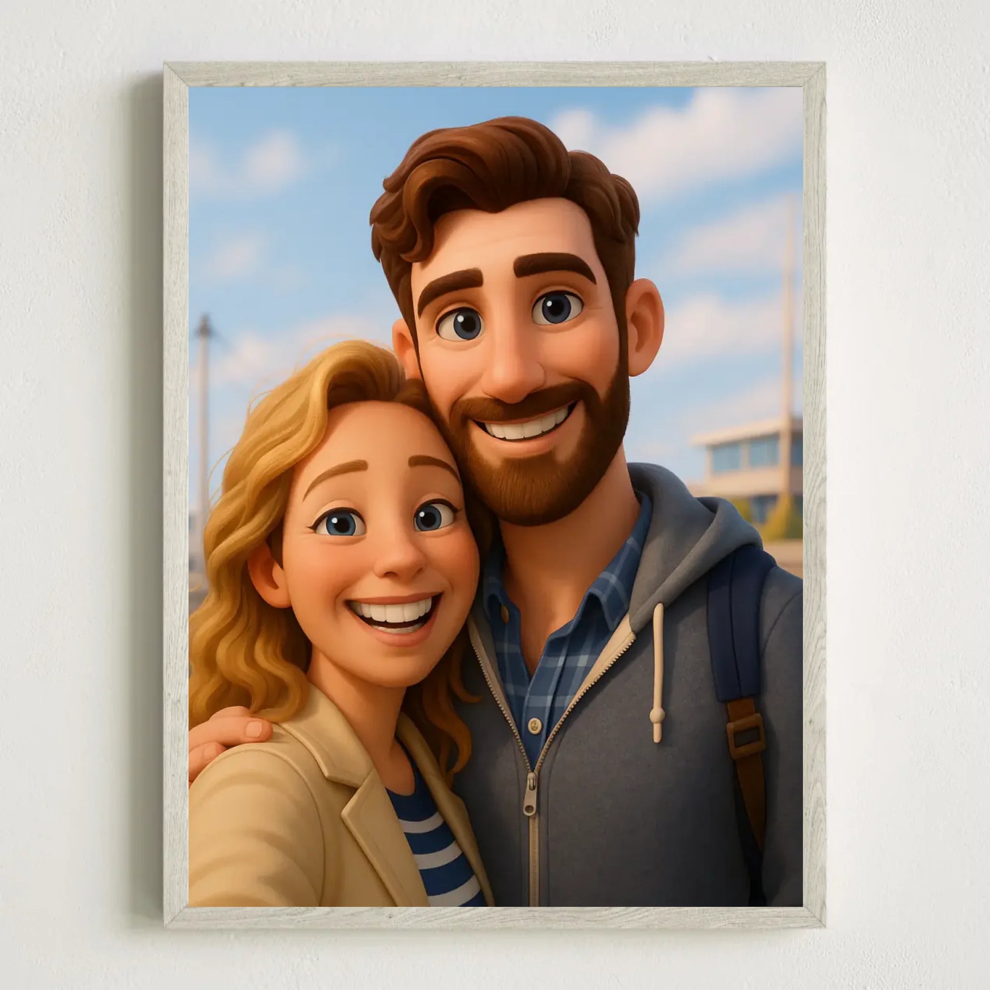 3x4 Holz Rahmen Mockup