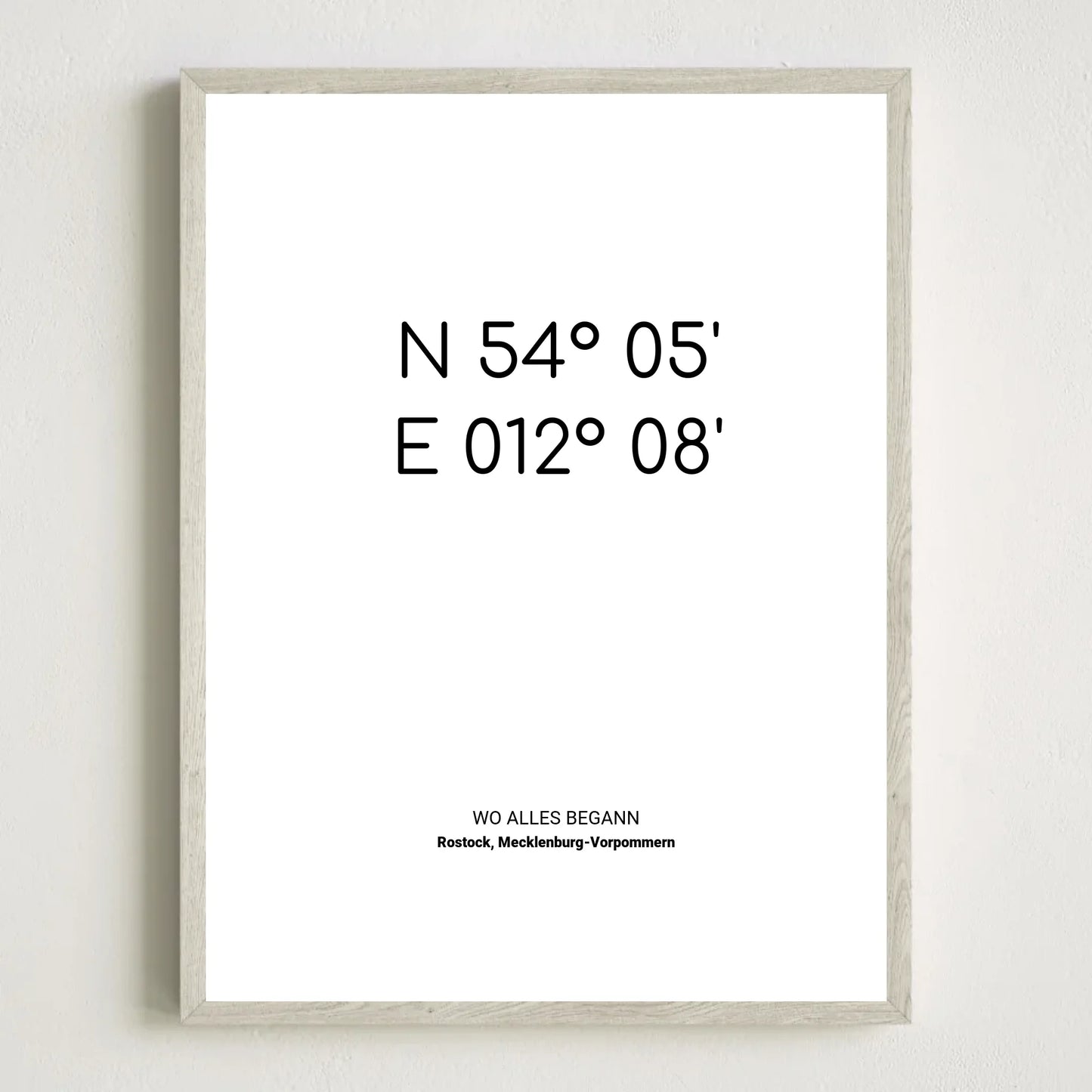 3x4 Holz Rahmen Mockup