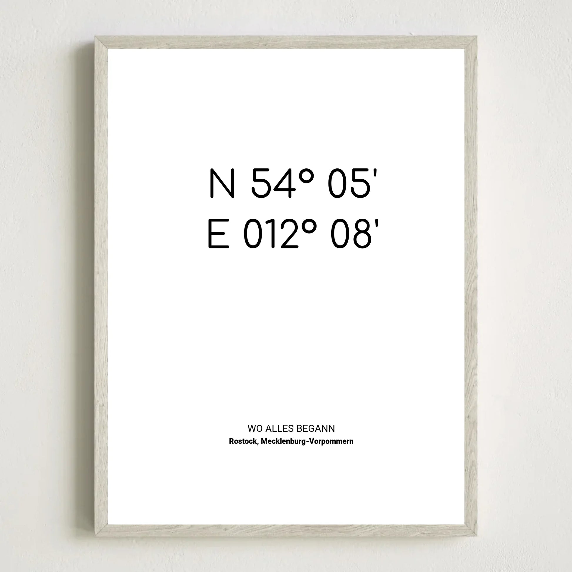 3x4 Holz Rahmen Mockup