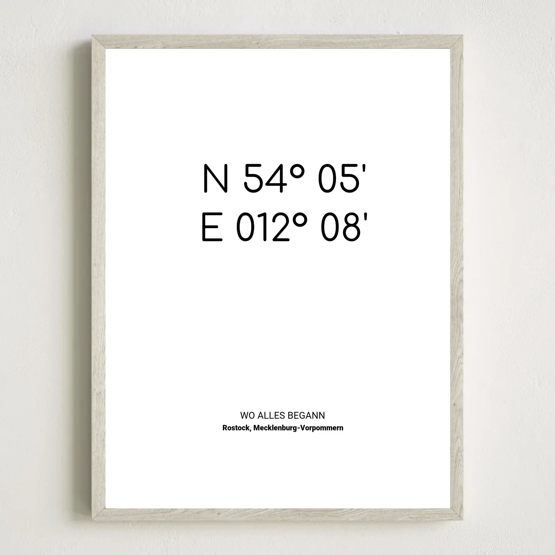 3x4 Holz Rahmen Mockup