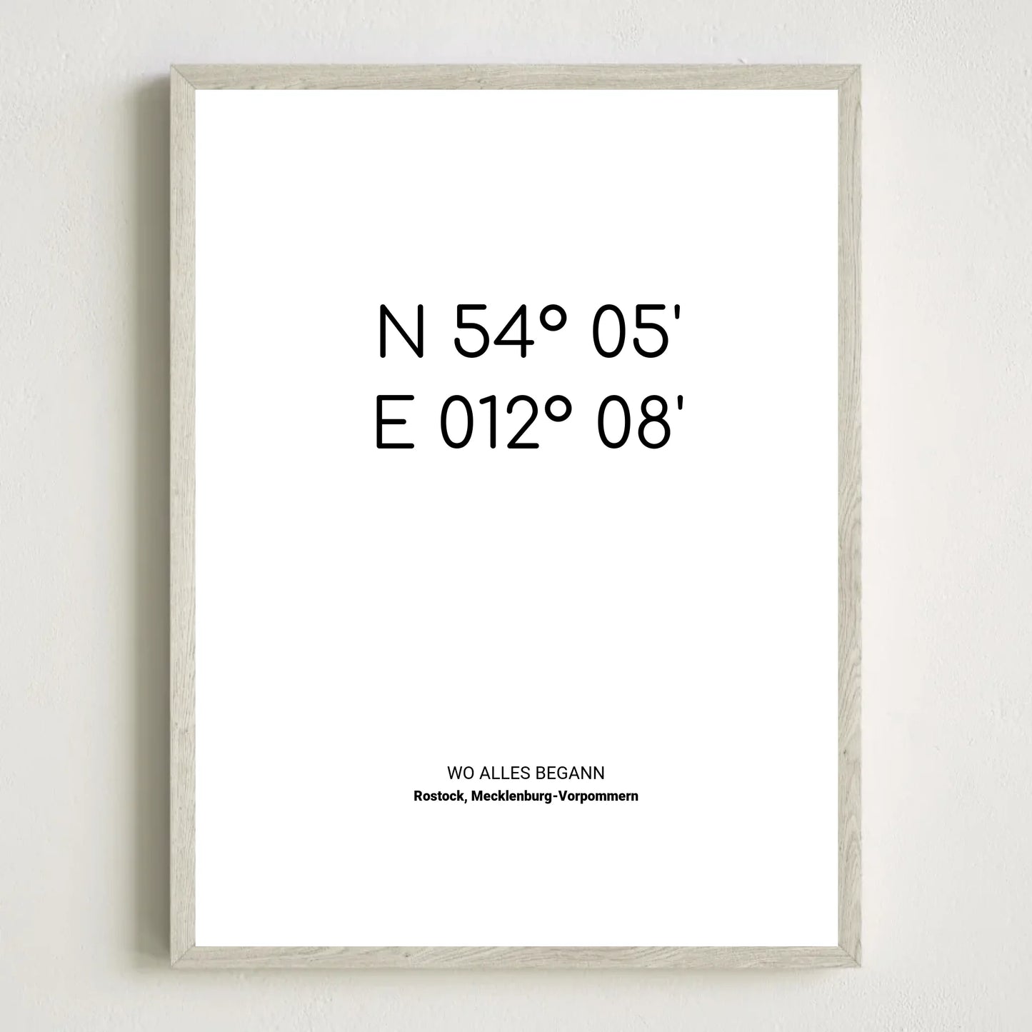 3x4 Holz Rahmen Mockup