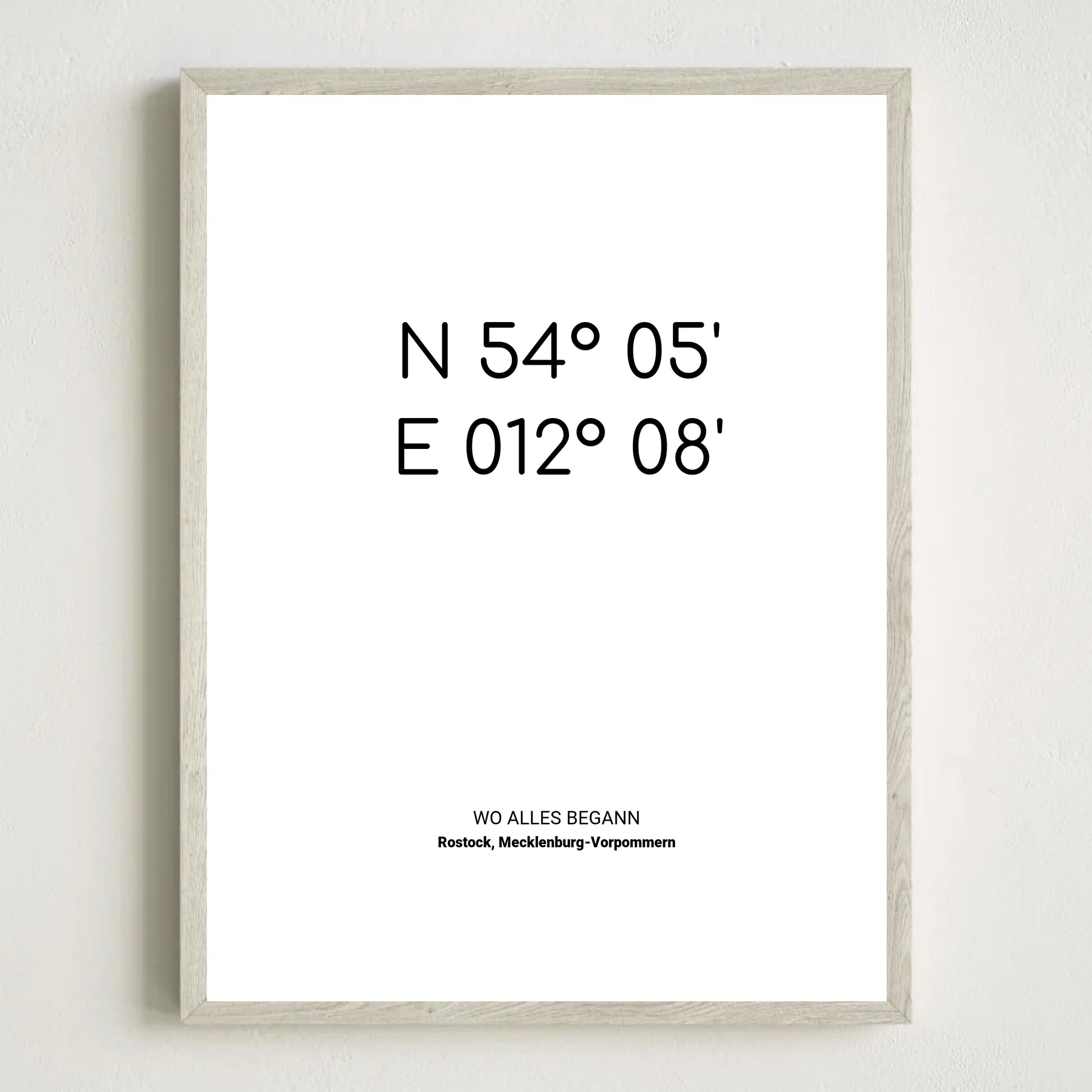 3x4 Holz Rahmen Mockup