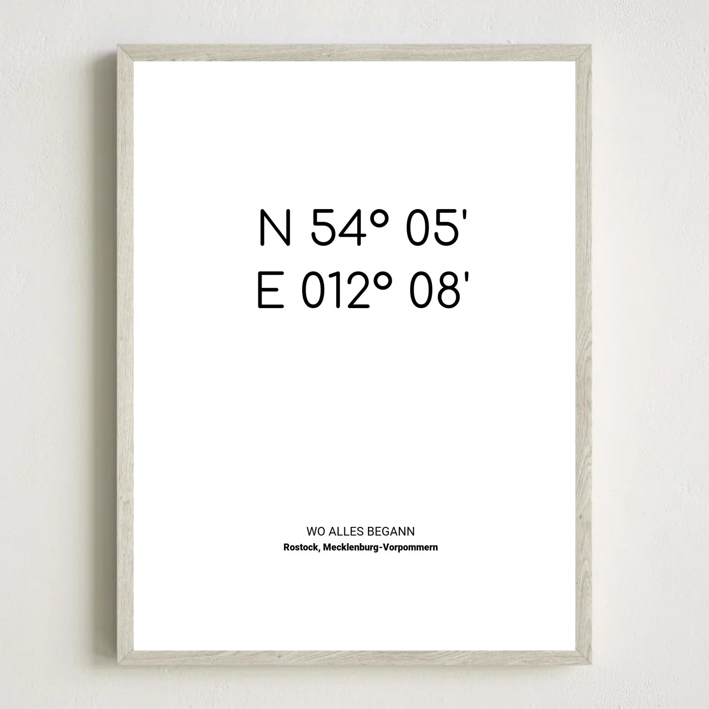 3x4 Holz Rahmen Mockup