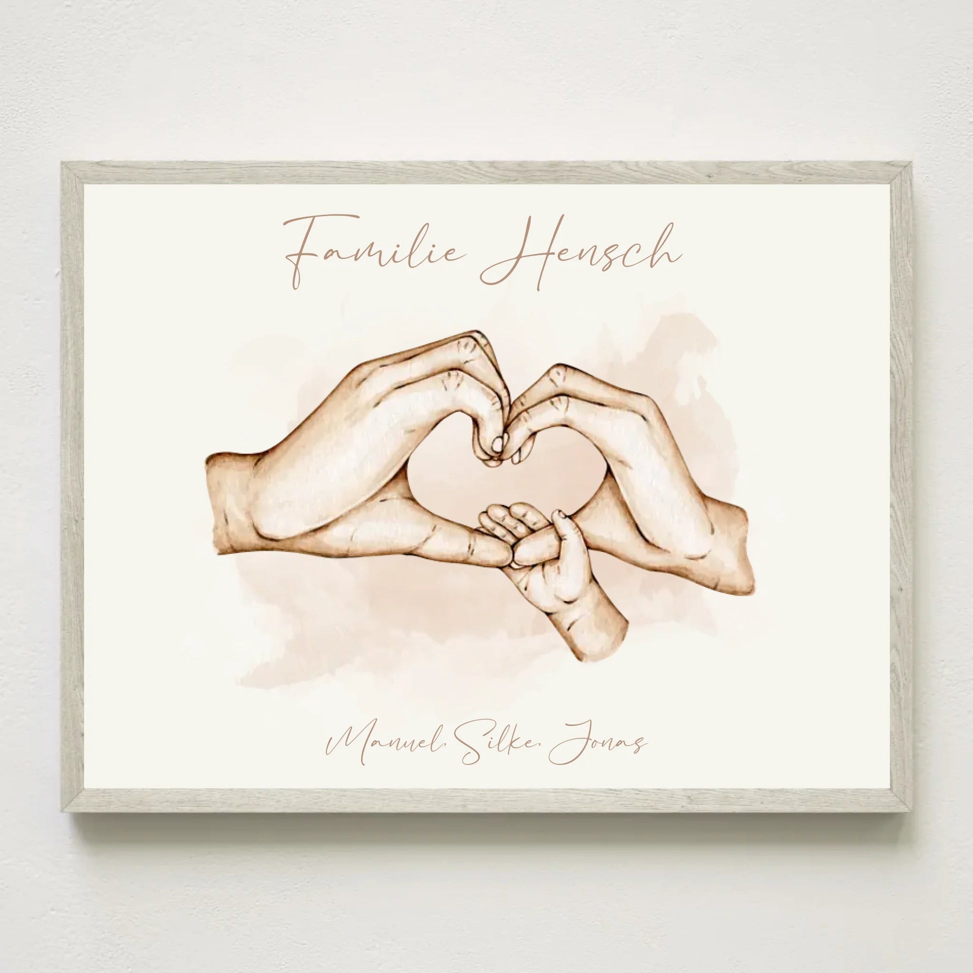 3x4 Holz Rahmen Mockup