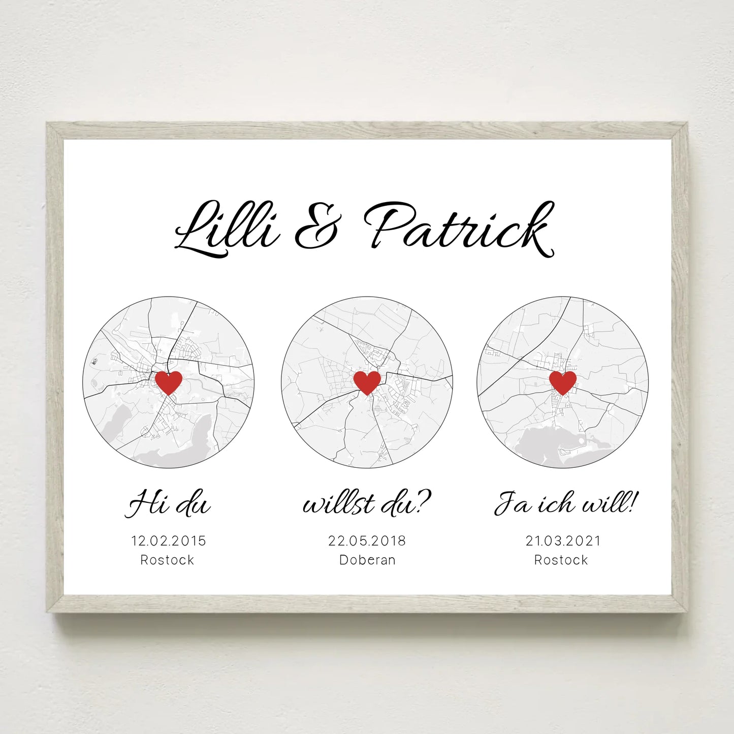 3x4 Holz Rahmen Mockup