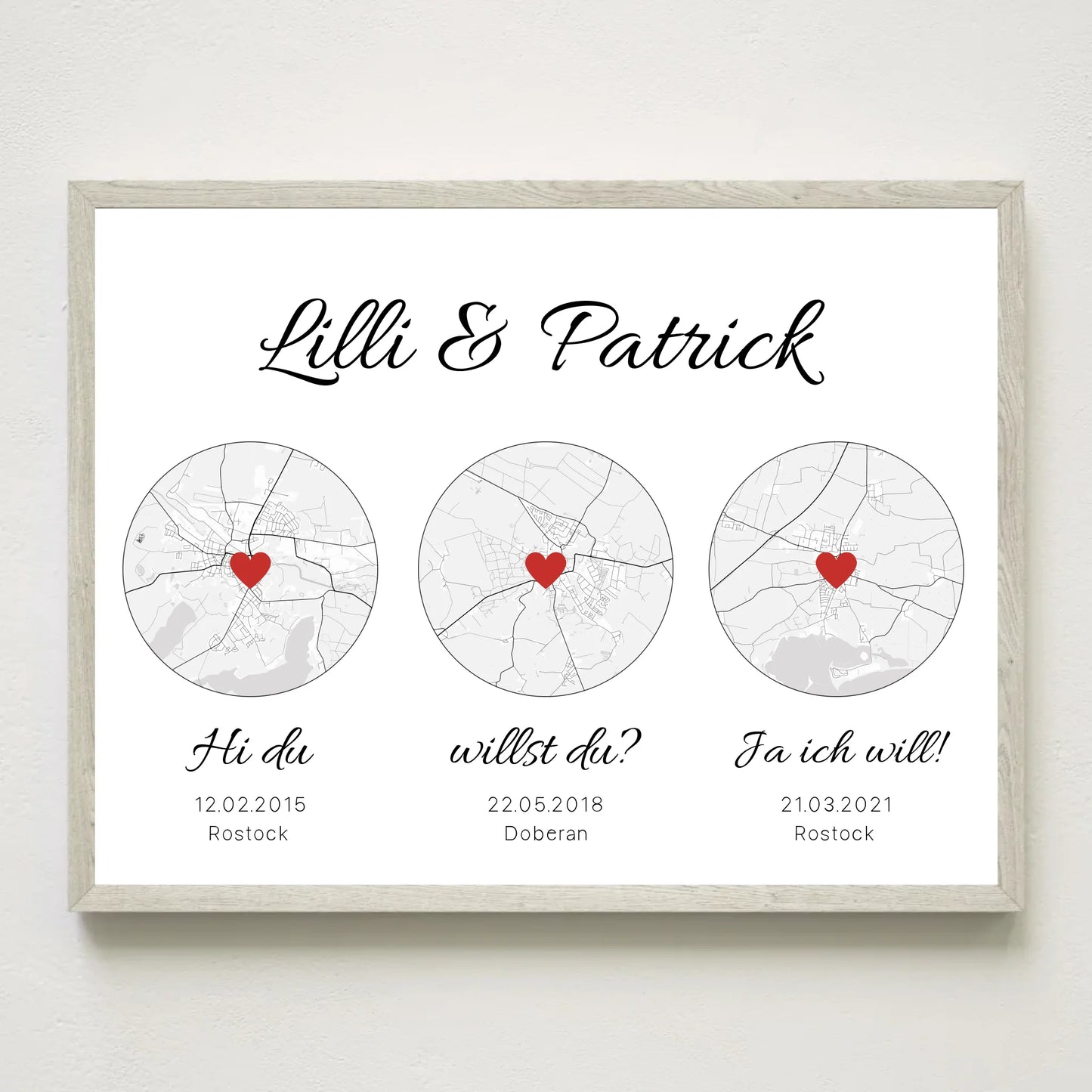 3x4 Holz Rahmen Mockup