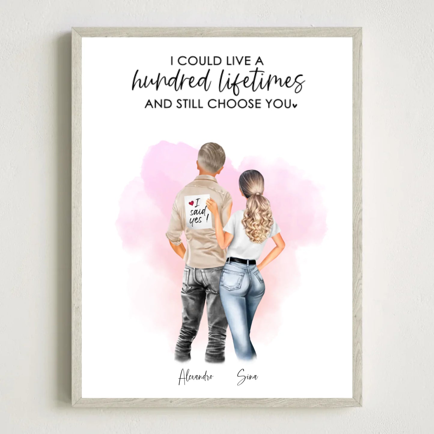 3x4 Holz Rahmen Mockup