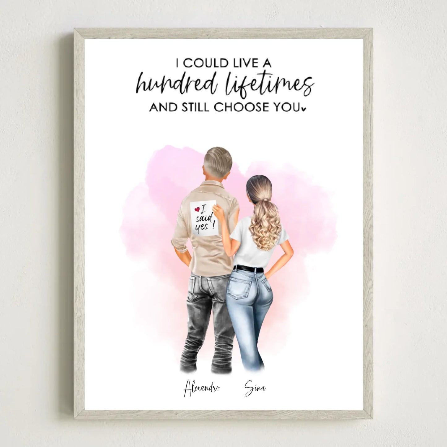 3x4 Holz Rahmen Mockup