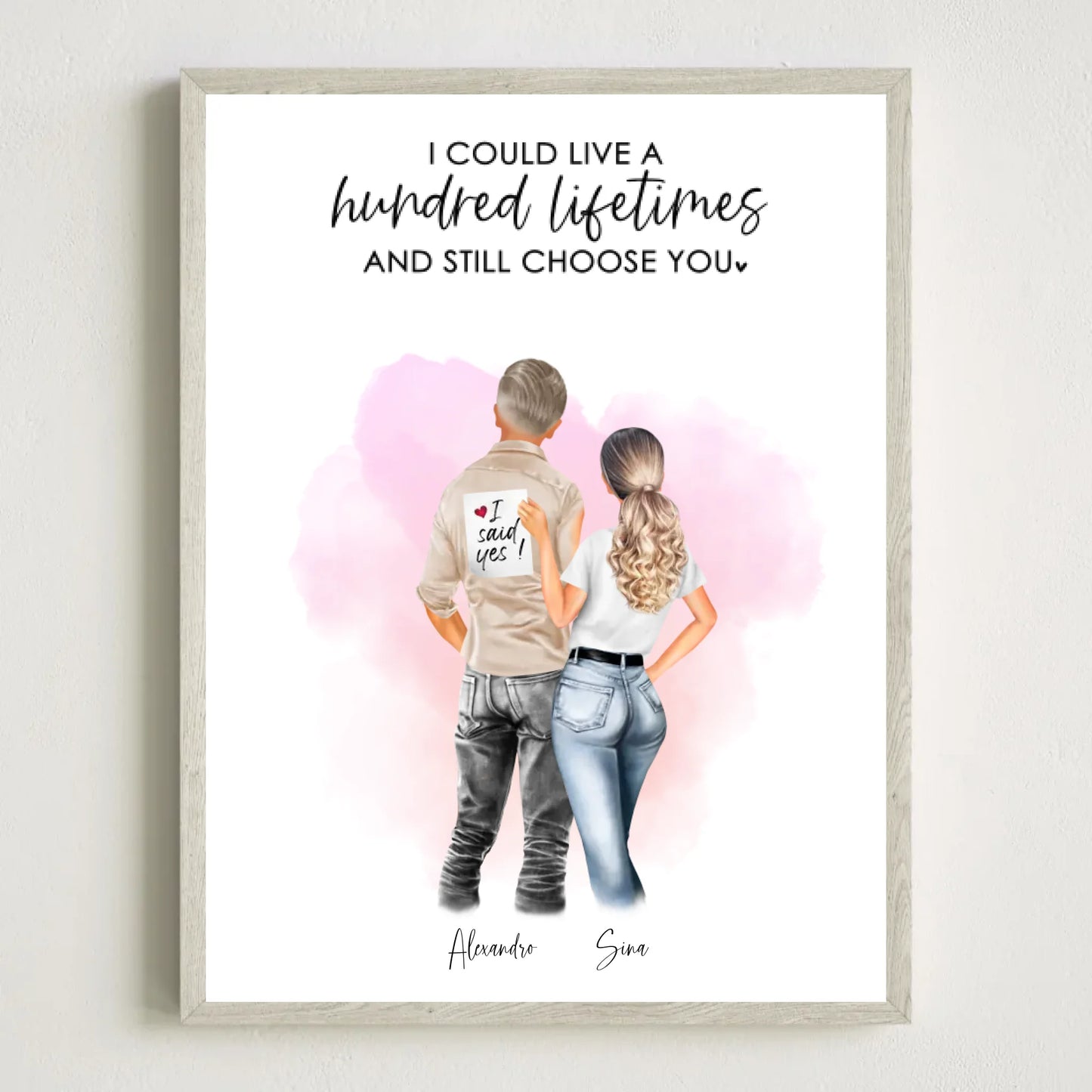 3x4 Holz Rahmen Mockup