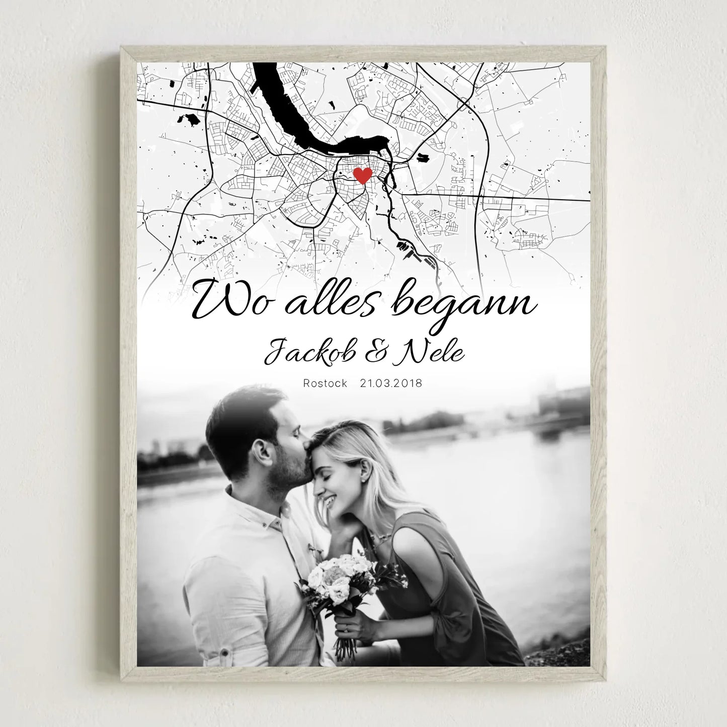 3x4 Holz Rahmen Mockup