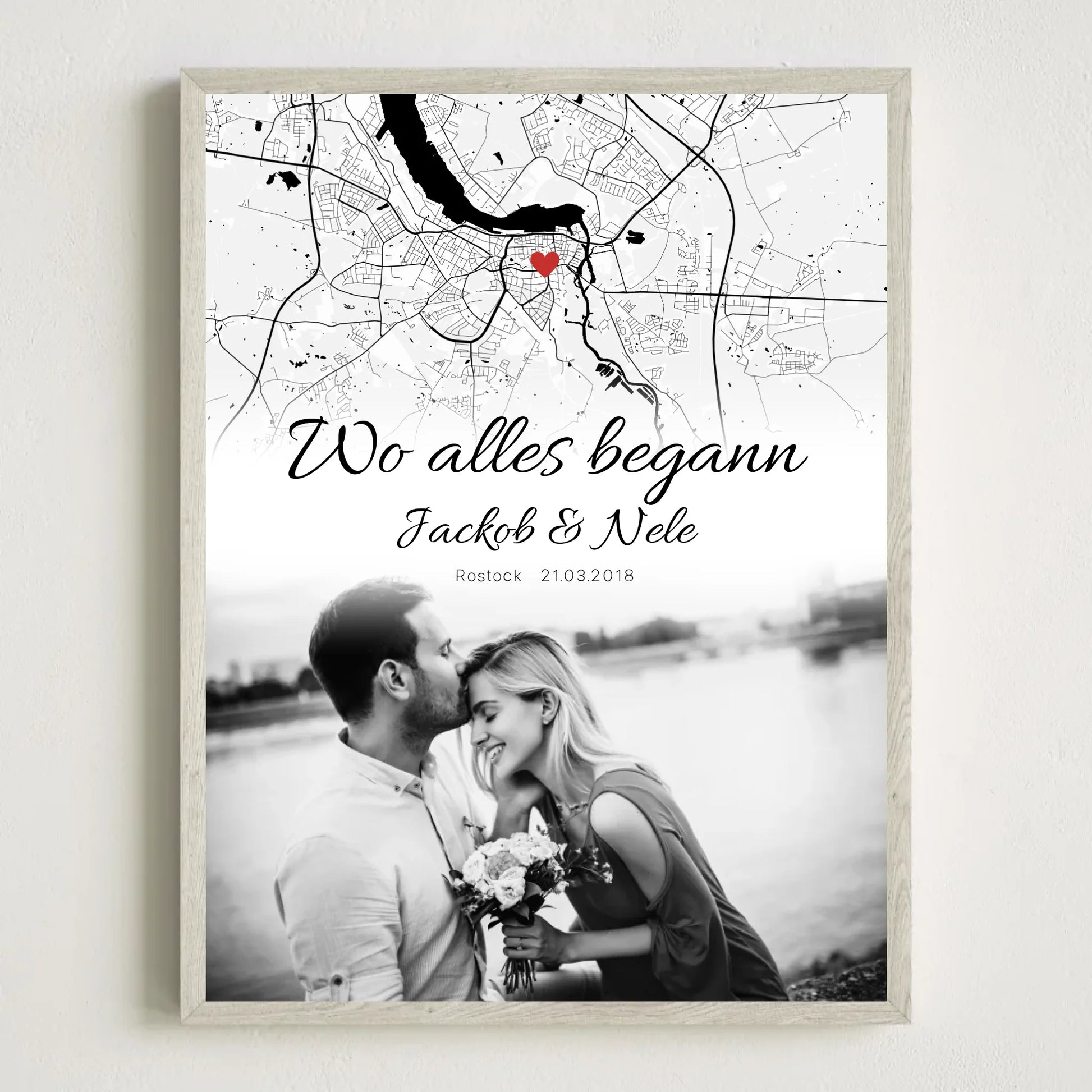 3x4 Holz Rahmen Mockup