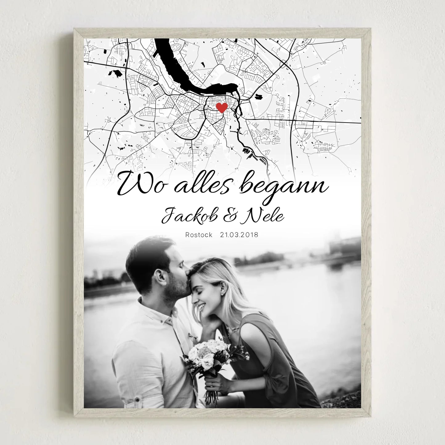 3x4 Holz Rahmen Mockup