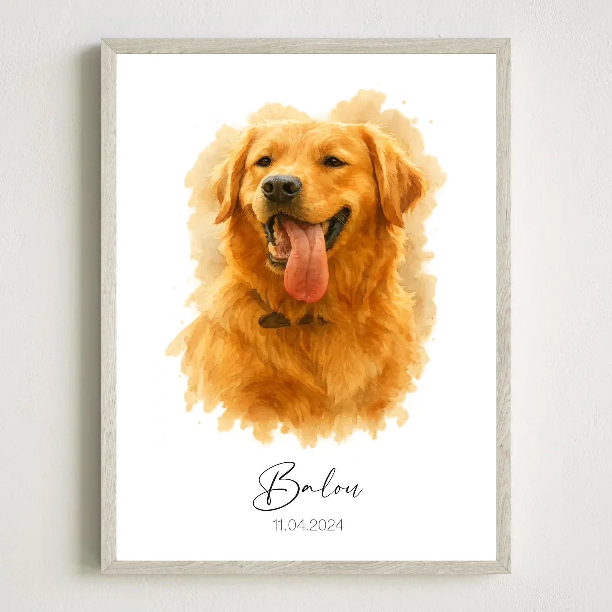 3x4 Holz Rahmen Mockup