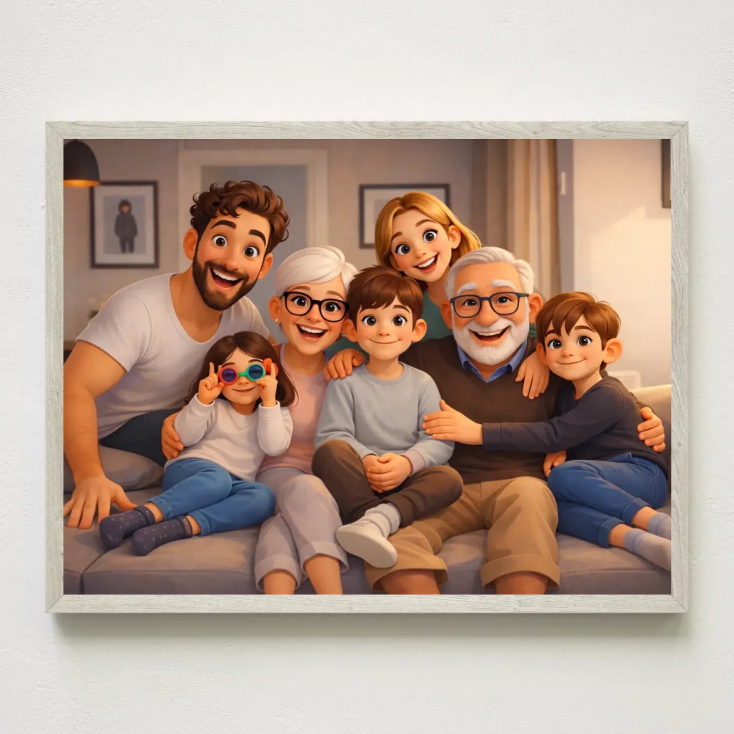 3x4 Holz Rahmen Mockup