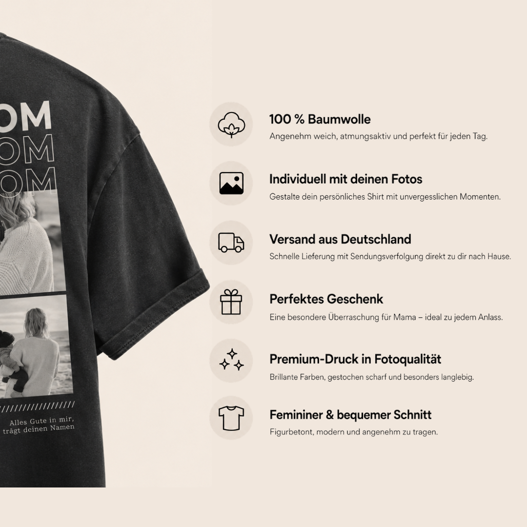 BEST MOM - personalisiertes T-Shirt